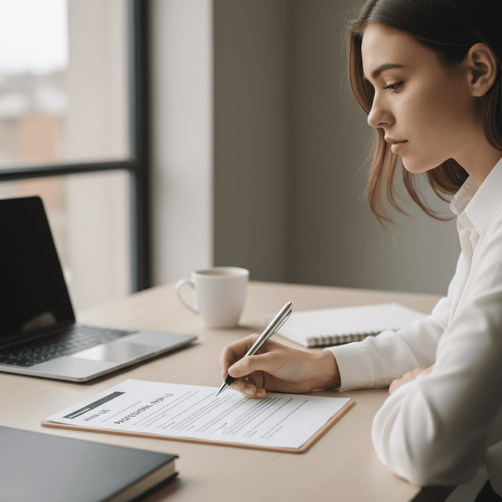 Professional CV review and career planning materials